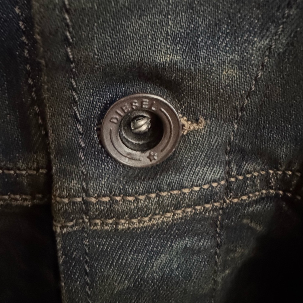 Diesel Men’s Denim Jacket size L - Picture 3 of 12